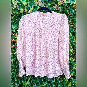 🔹   Selected / Femme Animal Print Pleated‎ Blouse